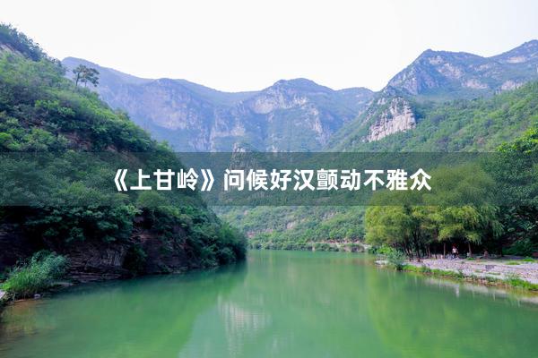 《上甘岭》问候好汉颤动不雅众